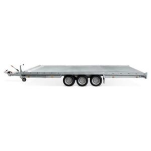 Remorque Plateau multi-transporter 3500 / 3 essieux Hulco