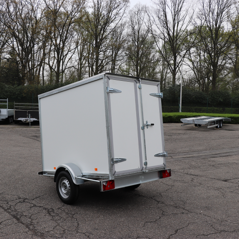 Remorque Fourgon blanc double porte arrière BW Trailers – Image 3