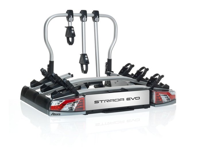 Atera Strada EVO 3 + extension 022711 - porte-vélos pour attelage de remorque pour 4 vélos