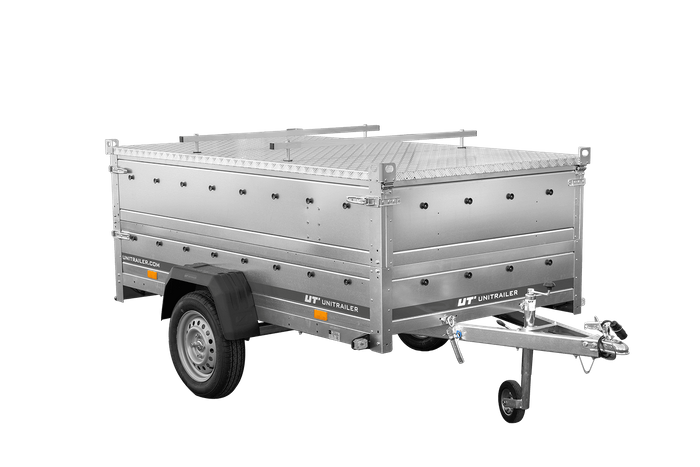 Remorque mono-essieu 150x106 UNITRAILER GARDEN 150 KIPP