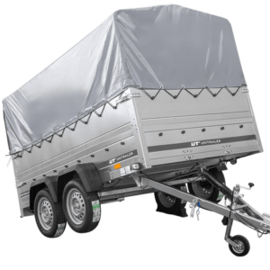 Remorque légère 264x150 UNITRAILER GARDEN 265/2 KIPP avec côtés BIS, châssis H-800 et bâche grise